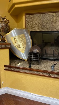 Stainless shield and helmut