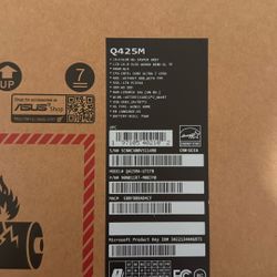 Brand New Never Opened Asus Zenbook 14inch Laptop