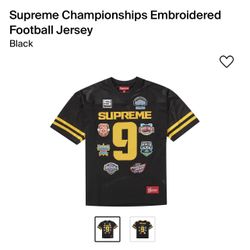 Supreme Championships Football Jersey Size Large for Sale in Las