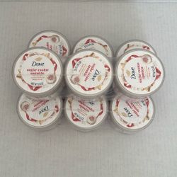 Dove Sugar Cookie Sprinkle Body Scrub Bundle Lot
