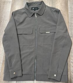 Mauvais Harrington Full Zip Utility Cargo Pocket Techwear Jacket Size large