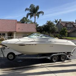 1997 SeaRay 215 elite cuddy cabin