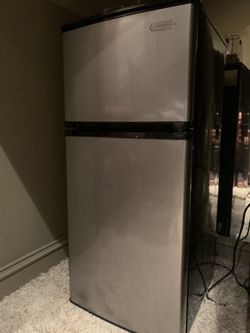 Vissani Refrigerator/Freezer. Wonderful appliance. 43 inches tall 19 inches wide 21 inches deep
