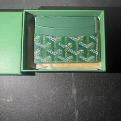 Green Goyard Cardholder
