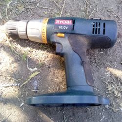 18v Ryobi Cordless Drill (Battery Addl)