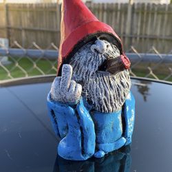 The middle finger gnome