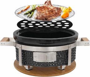 Yakitori Ceramic Charcoal Hibachi Grill Tabletop BBQ