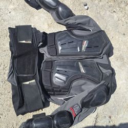 Motorcycle protective Under Armor for off-road uses as well
