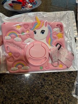 3D Cartoon Kids Case for iPad Air 11 Inch (M4/M3/M2), Air 5th/4th 10.9" & Pro 11" (1-4th Gen Only) Silicone Cover with Pencil Holder, 360 Stand, Strap