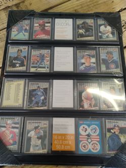 Collectible baseball cards
