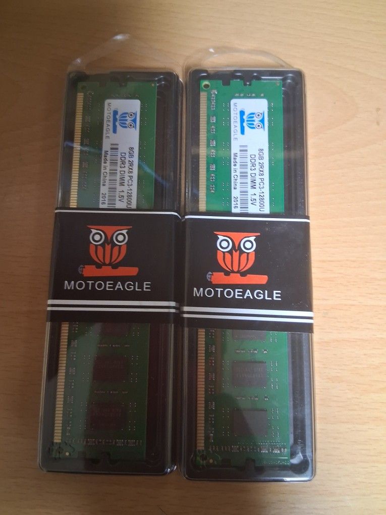 MOTOEAGLE 16GB 2x 8GB PC3-10600 Desktop DDR3 1333 MHz DIMM 240pin Memory RAM 16GB 8GB($40 NOTHING LESS!!)