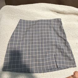 Ultra High Rise Plaid Skirt 