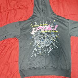 p*nk sp5der hoodie and pants ‘Black’ brand new