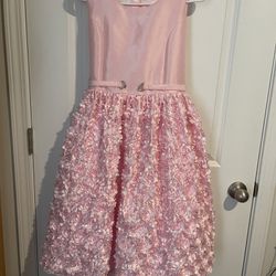 American Princess Girls Pink Sleeveless Formal Dress Size M