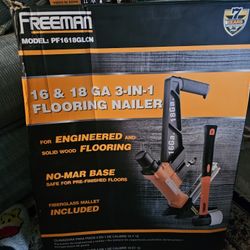 Freeman PF1618GLCN 16 & 18 Gauge 3-in-1 Flooring Nailer