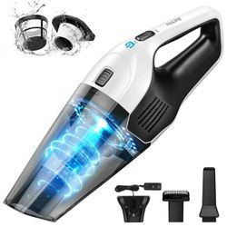 Lightweight 1.92lbs Portable Car Vacuum, Handheld Vacuum Cordless for Home Car Stair Pet Hair Carpet 