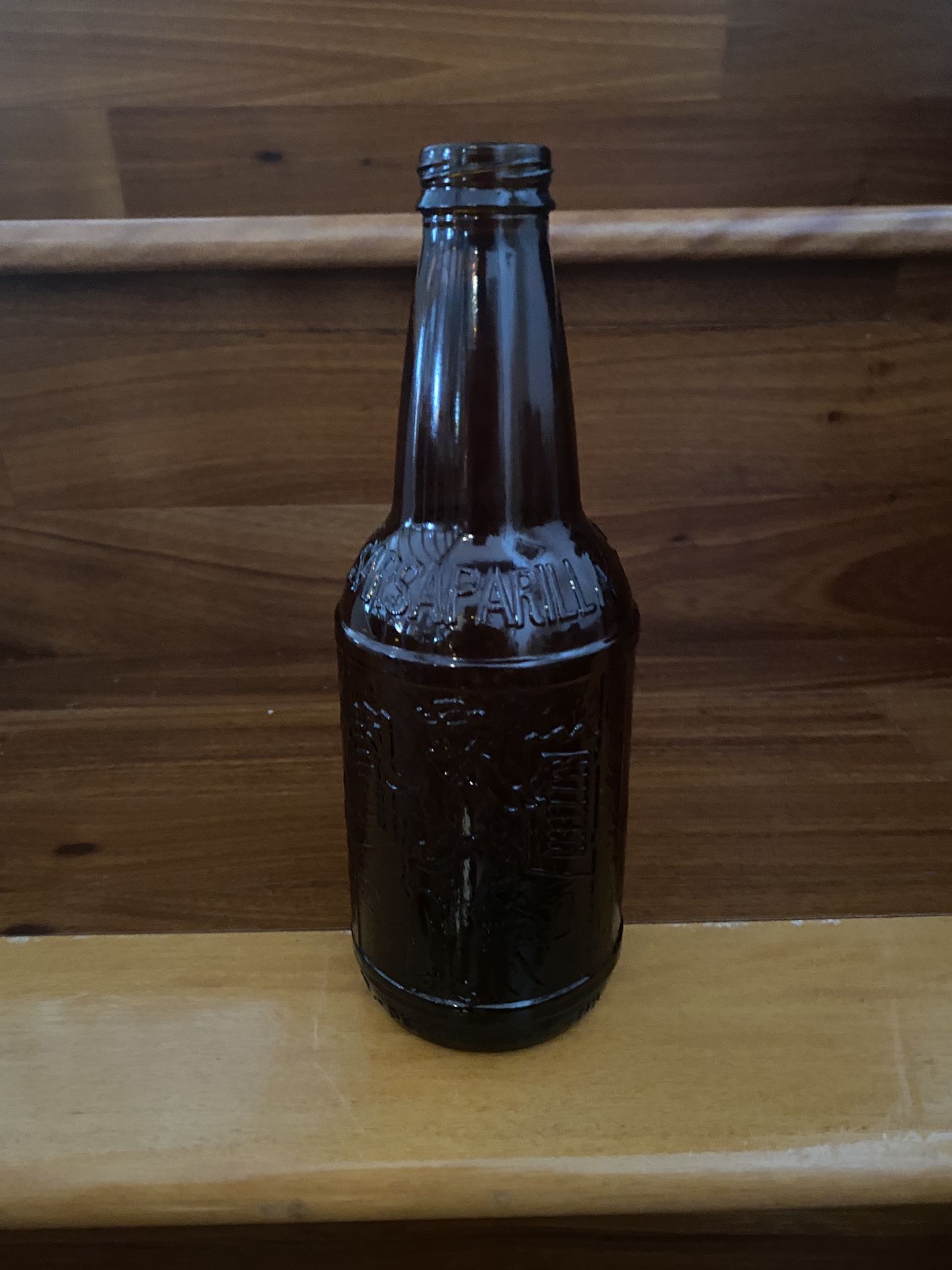 Vintage Sioux City Amber sarsaparilla bottle