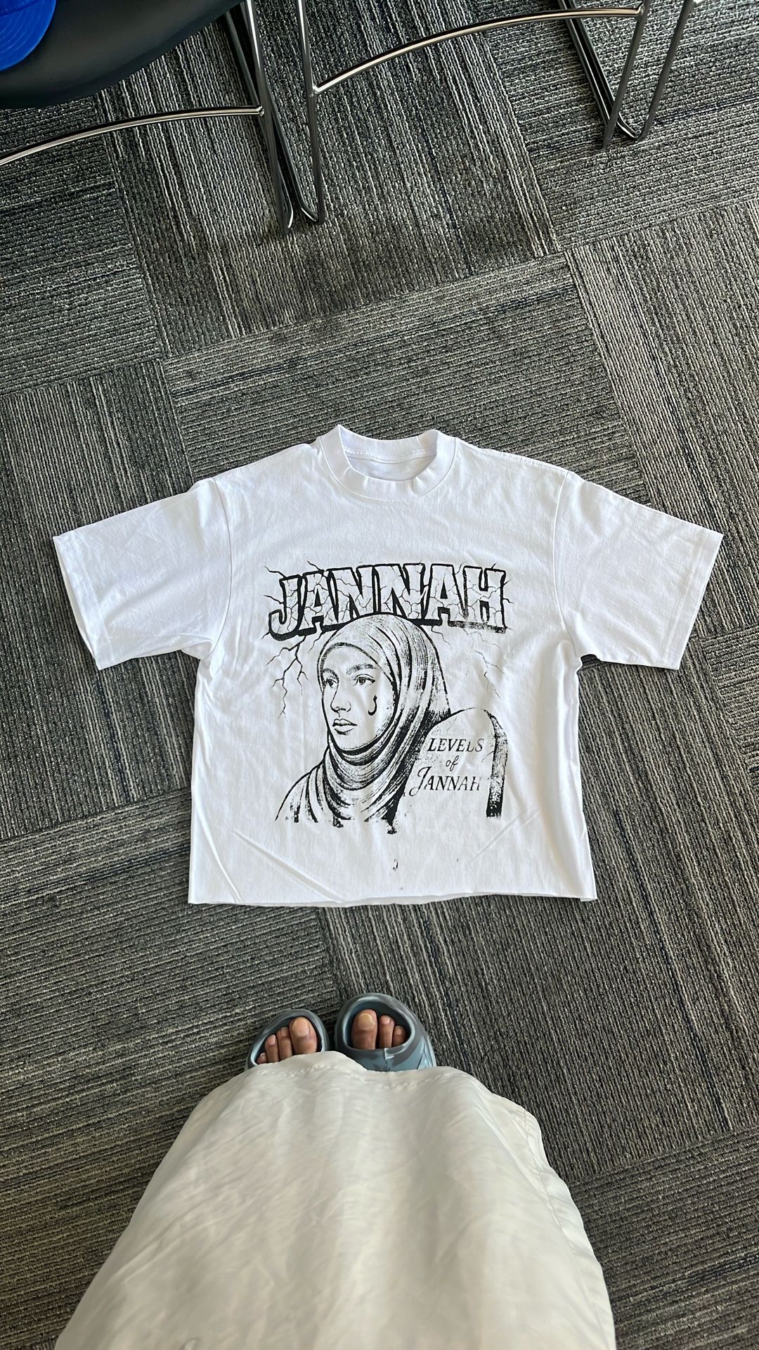 $20 LARGE CROP FIT TEE LEVELS OF JANNAH