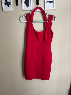 Guess red mini dress