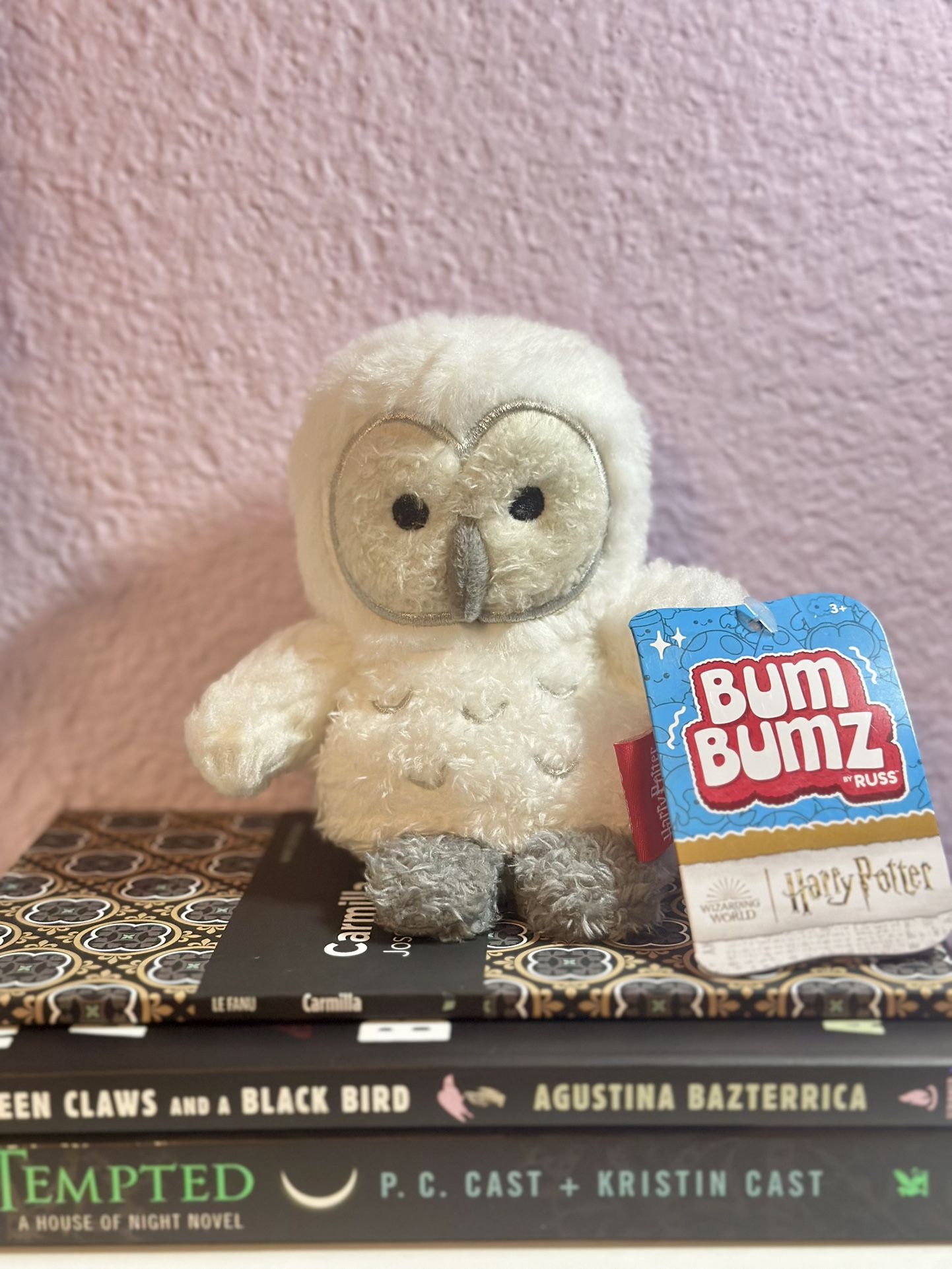 Harry Potter Hedwig 4.5” Bum Bumz Plushie (NEW)