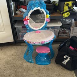 Little Mermaid Vanity