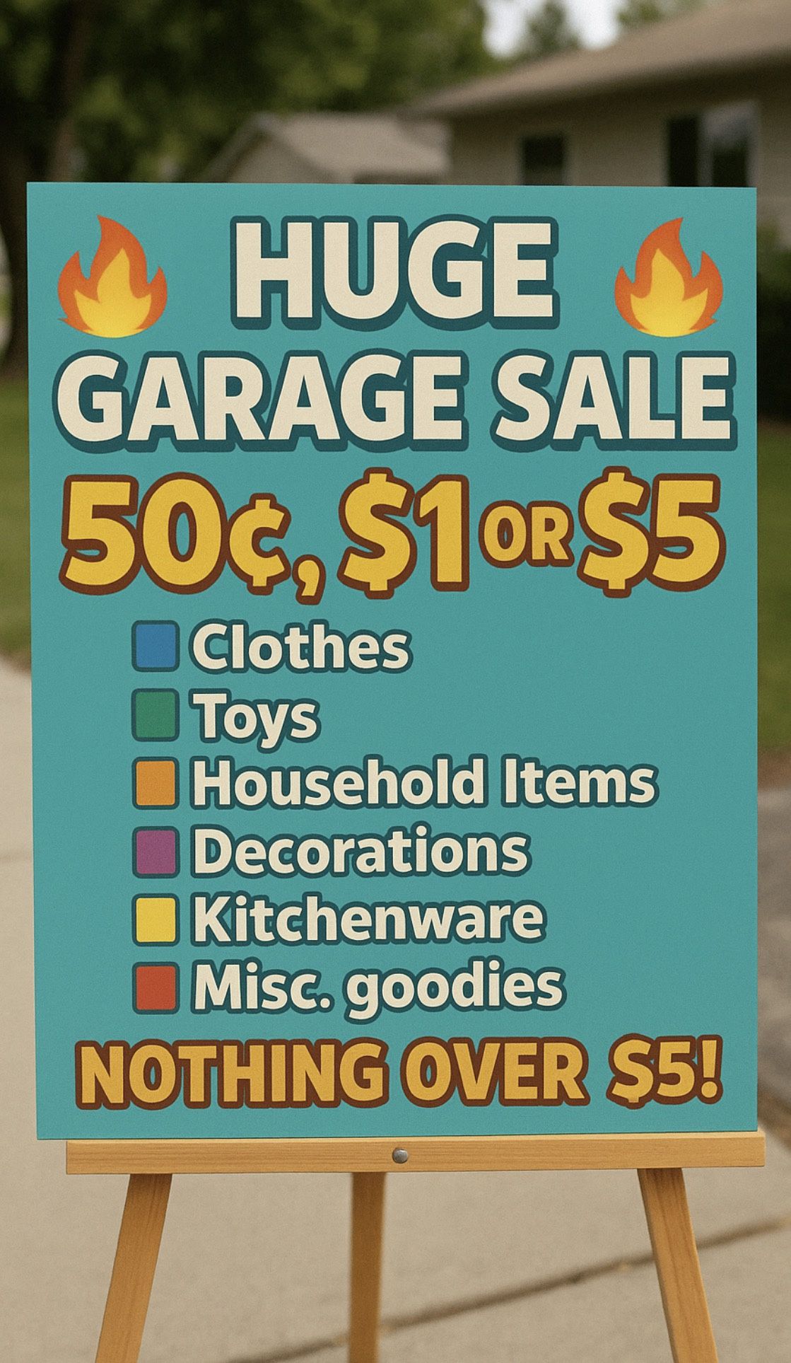 Garage sale