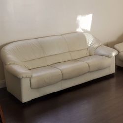 Leather Petite Couch