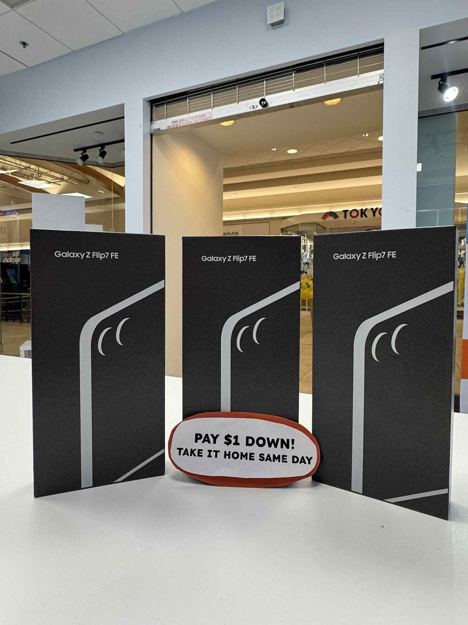 Brand New Samsung Galaxy Z Flip 7 FE 5G - Pay $5 DOWN AVAILABLE - NO CREDIT NEEDED