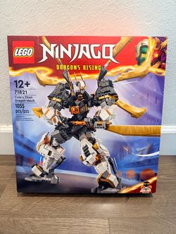 RETIRED Sealed LEGO NINJAGO: Cole's Titan Dragon Mech (71821)