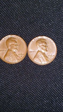 1964 pennys. Great condition