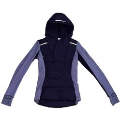 Lululemon Fluff Off Down Pullover With Hood Deep Zinfandel Purple Size Small
