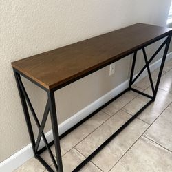 Rectangle Wood Console Table