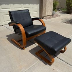 Nelo Lounge Chair and Ottoman, Norway