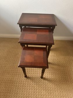 3-set Nesting Tables In Rich Color