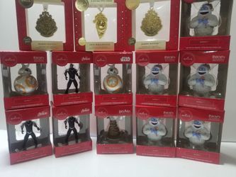 Xmas ornaments. New. Collectable. $180 VALUE