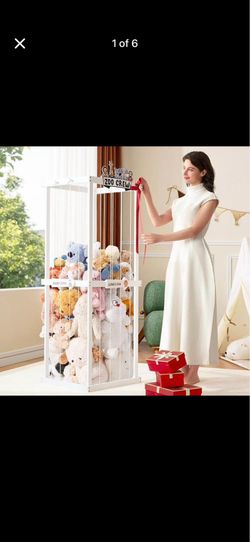 Brand New Stuffed Animal Storage Zoo Stuffed Animal Holder Space Save Vertical Stuffed Animals Storage PVC with Elastic Band and Net for Playroom Bedr