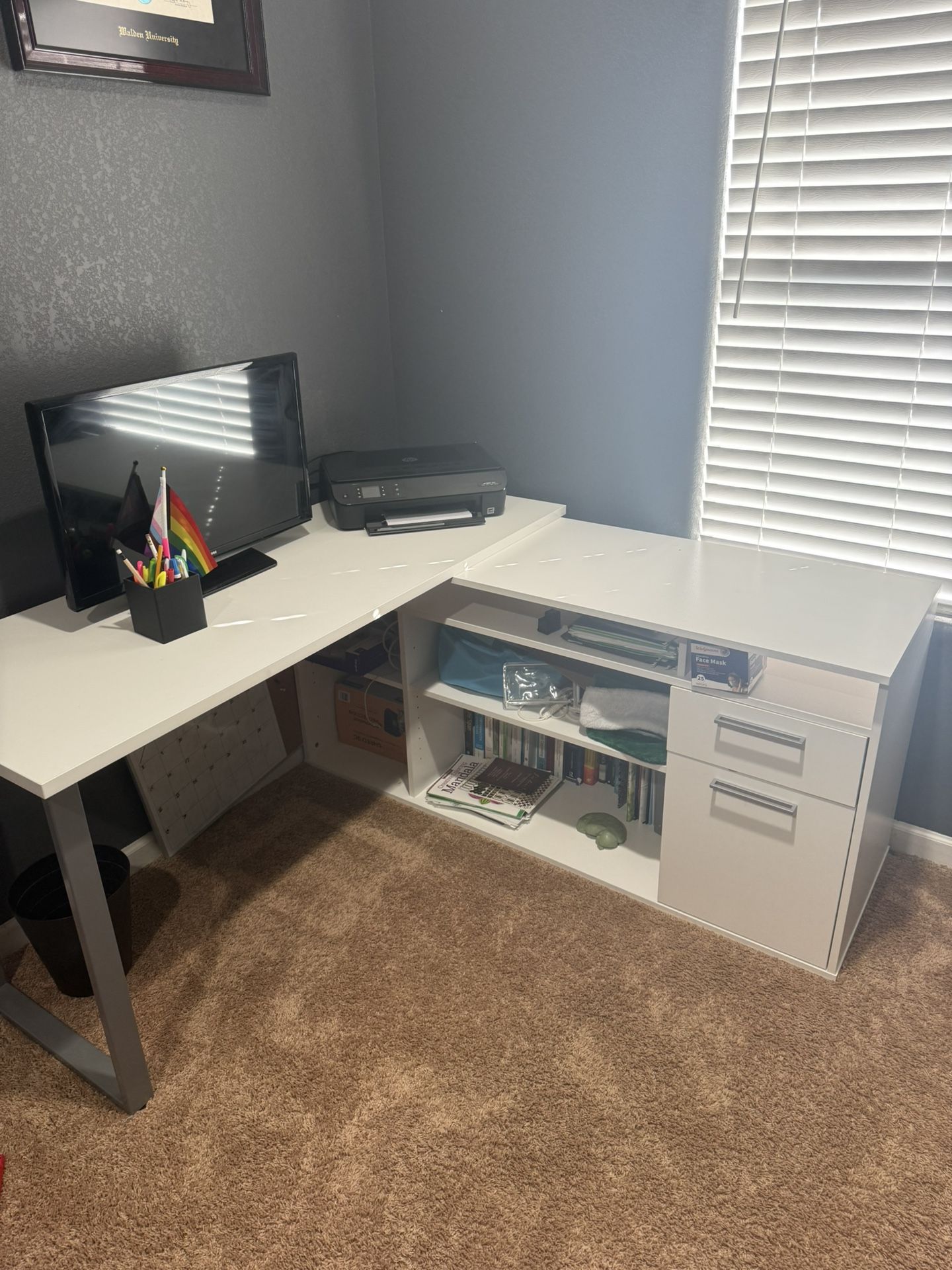 L-Shaped desk