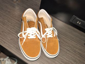 Brown old school vans