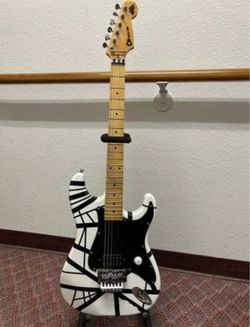 Brand new look like Van Halen 2 EVH black and white striped