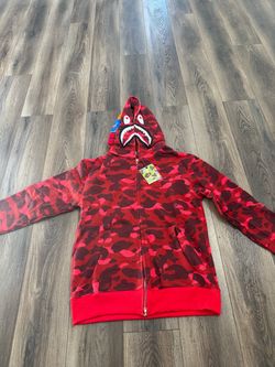 Bape Hoodie Red