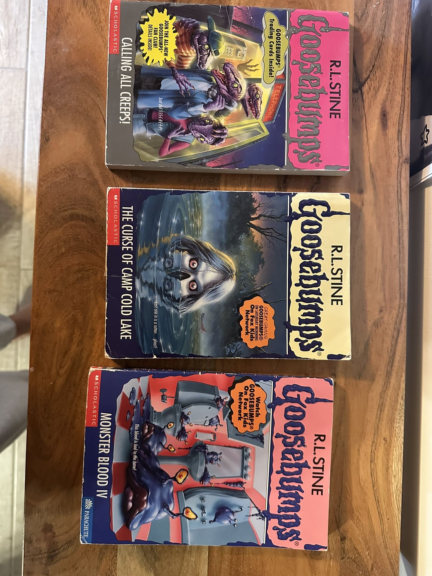 Vintage R.L. Stine Goosebumps Book Bundle – 1990s Originals (Set of 3)