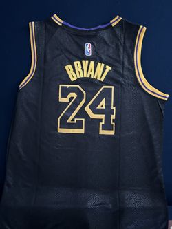 MEN'S KOBE BRYANT LAKERS BLACK MAMBA STITCHED JERSEY SMALL UP TO 6XL