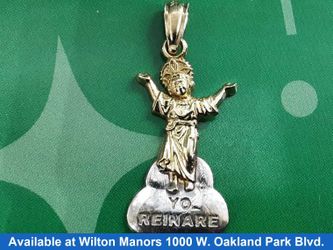 Religious Pendant - Yellow Gold 14k (.585) 1.1 grams