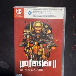 Wolfenstein II The New Colossus Nintendo Switch (Tested Only)