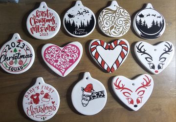 Christmas Ornaments Ceramic
