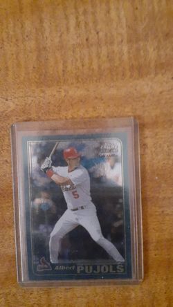Alberto PUJOLS Rookie Card 2001 Tops Chrome #596