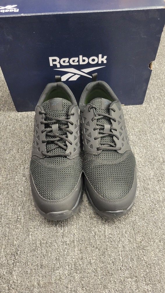 Reebok Black Work Shoes SUBLITE ASTM F2413-18 Size 13