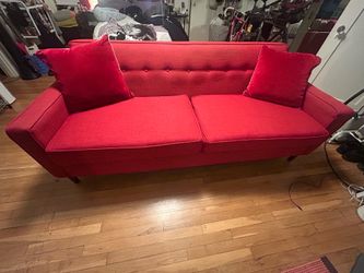 Cute red sofa