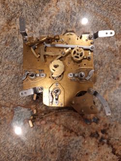 Brass Antique Clock Movement