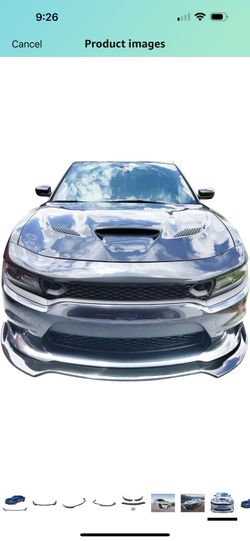 Front Bumper Lip Spoiler (Glossy Black)